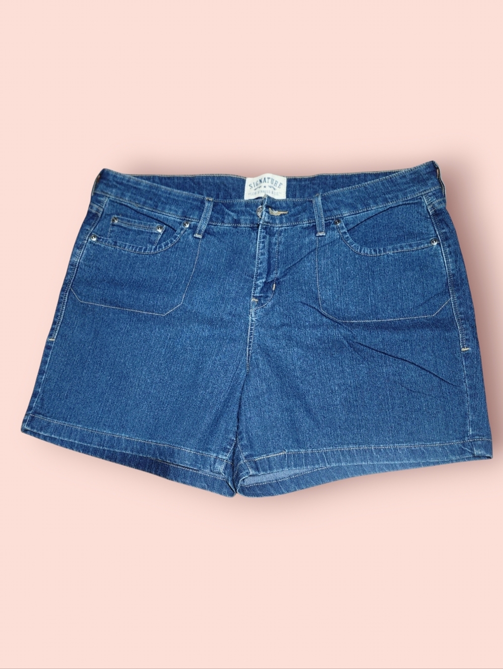 LEVI'S SIGNATURE  Dark Indigo Denim Shorts